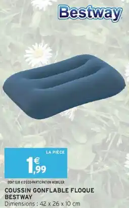 Intermarché Coussin gonflable floque bestway offre