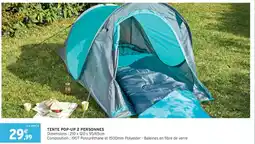 Intermarché Tente pop up 2 personnes offre
