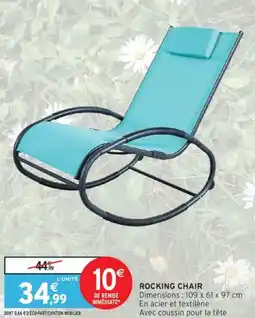 Intermarché Rocking chair offre
