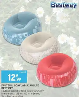 Intermarché Fauteuil gonflable adulte bestway offre