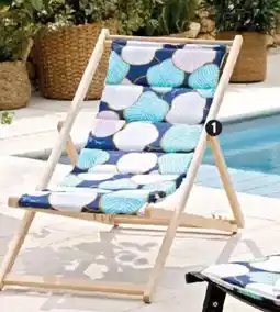 Intermarché Chilienne matelassee avec structure en bois jardin prive offre