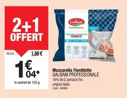 Promocash GALBANI PROFESSIONALE Mozzarella Fiordilatte offre