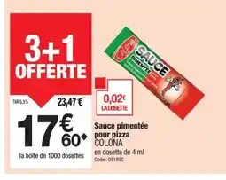 Promocash COLONA Sauce pimentée pour pizza offre