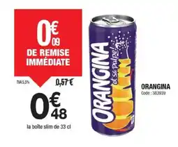 Promocash ORANGINA offre