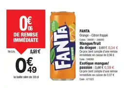 Promocash FANTA offre