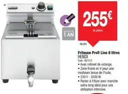 Promocash HENDI Friteuse Profi Line 8 litres offre