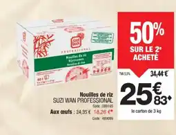 Promocash SUZI WAN PROFESSIONAL Nouilles de riz offre