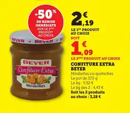 Bi1 BEYER Confiture extra offre