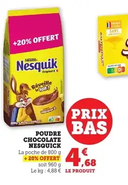 Bi1 NESQUICK Poudre chocolate offre