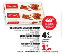 Bi1 KAMBLY Rocher aux amandes offre