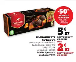 Bi1 COTE D'OR Mignonnette offre