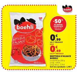 Bi1 BOEHLI Bretzels d'alsace offre