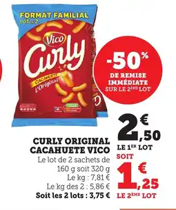 Bi1 VICO Curly original cacahuete offre