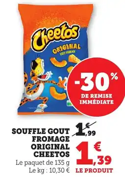 Bi1 CHEETOS Souffle gout fromage original offre