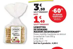 Bi1 MAISON JACQUEMART Lunettes de romans offre