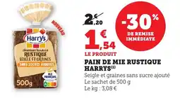 Bi1 HARRYS Pain de mie rustique offre