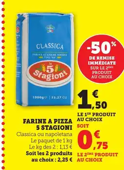 Bi1 5 STAGIONI Farine a pizza offre