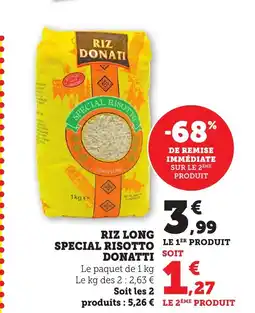 Bi1 DONATTI Riz long special risotto offre