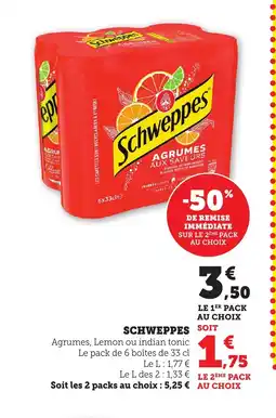 Bi1 SCHWEPPES offre