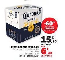 Bi1 CORONA EXTRA Biere offre