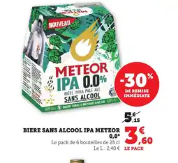 Bi1 IPA METEOR Biere sans alcool offre