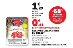 Bi1 DU FOREZ lardons charcuterie offre