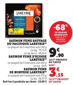 Bi1 LABEYRIE Saumon fume sauvage du pacifique offre