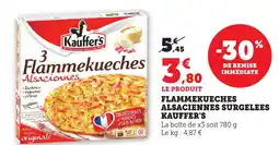 Bi1 KAUFFER'S Flammekueches alsaciennes surgelees offre