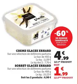Bi1 ERHARD Creme glacee offre