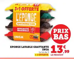 Bi1 INGA Eponge lavable grattante offre
