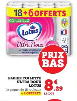 Bi1 LOTUS Papier toilette ultra doux offre