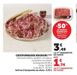 Bi1 Chiffonnades negroni offre