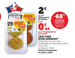 Bi1 ROYAL BERNARD Croc pane offre