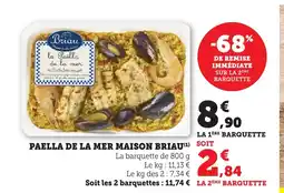 Bi1 MAISON BRIAU Paella de la mer offre