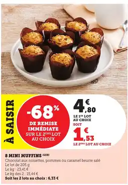 Bi1 8 Mini muffins offre