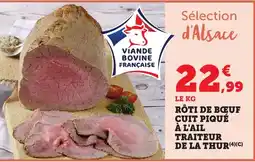 Bi1 Rôti de bœuf cuit piqué à l'ail traiteur de la thur offre