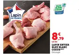 Bi1 Lapin entier bleu blanc coeur offre
