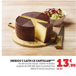 Bi1 Iberico 3 laits le castillan offre