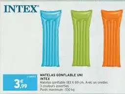 Intermarché INTEX Matelas gonflable uni offre
