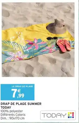 Intermarché Drap de plage summer today offre