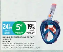 Intermarché Masque de snorkeling enfant surface offre