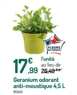 Botanic Geranium odorant anti-moustique offre