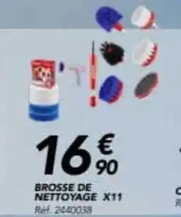 Les Briconautes Brosse de nettoyage x11 offre