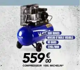 Les Briconautes MICHELIN Compresseur horizontal offre