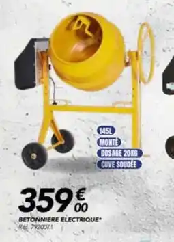 Les Briconautes Betonniere electrique offre