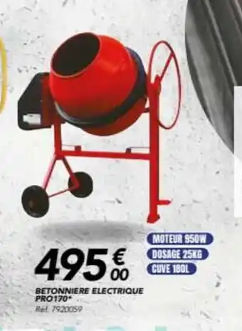 Les Briconautes Betonniere electrique offre