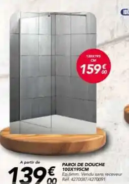 Les Briconautes Paroi de douche offre
