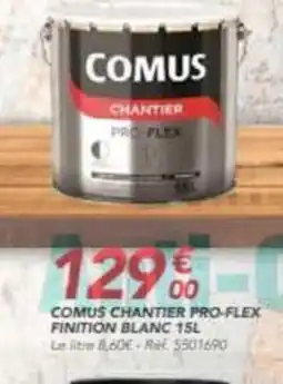 Les Briconautes COMUS Chantier pro-flex finition blanc offre