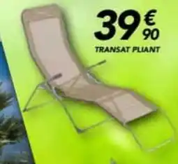 Les Briconautes Transat pliant offre