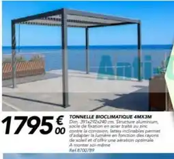 Les Briconautes Tonnelle bioclimatique offre